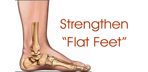 Strengthen hot sale flat feet